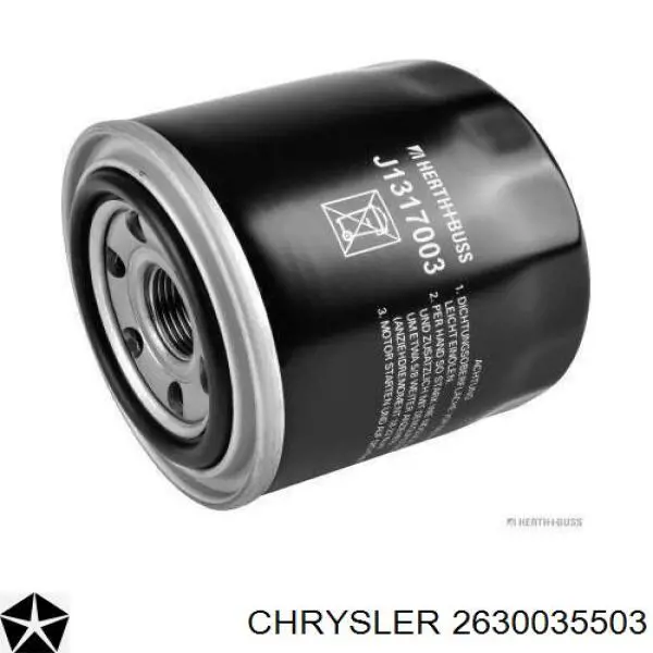 2630035503 Chrysler масляный фильтр