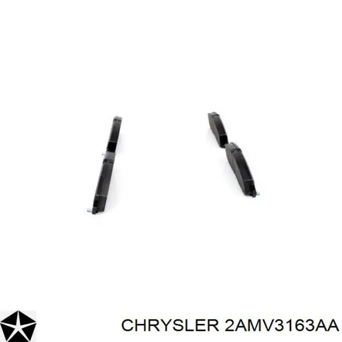 Тормозные колодки Chrysler 2AMV3163AA