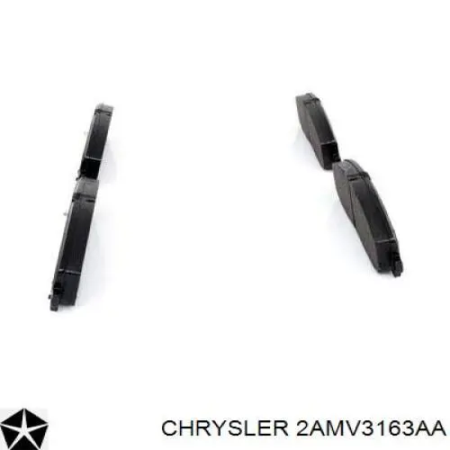 Купить 2AMV3163AA Chrysler Колодки тормозные
