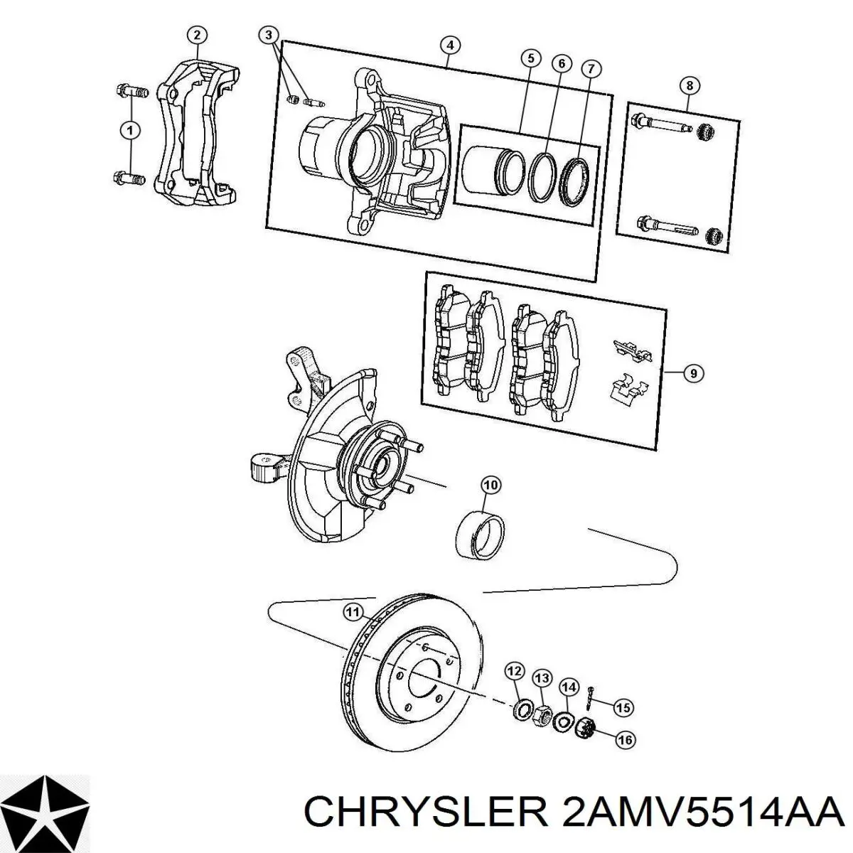 2AMV5514AA Chrysler 