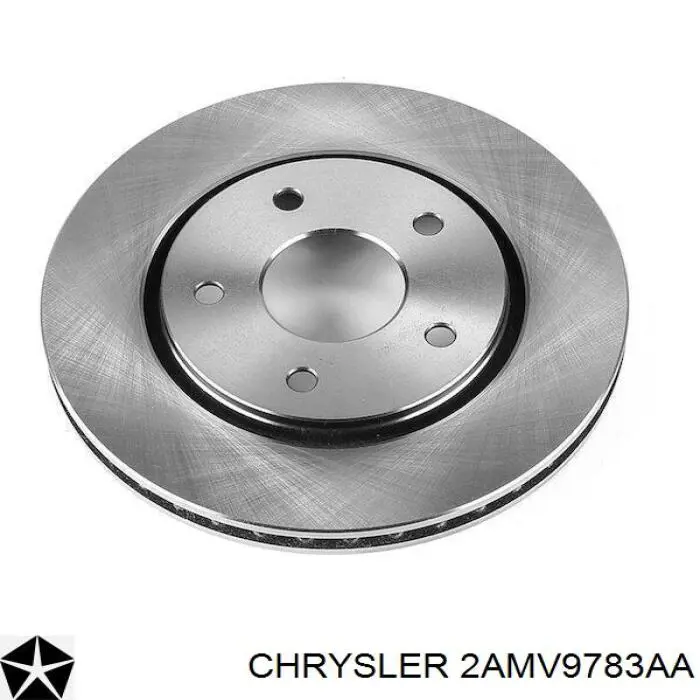 Передние тормозные диски 2AMV9783AA Chrysler