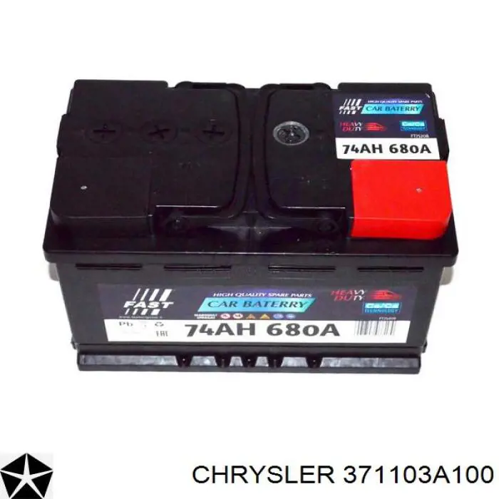 Аккумулятор автомобильный Chrysler 371103A100 цена, от 91.16 USD