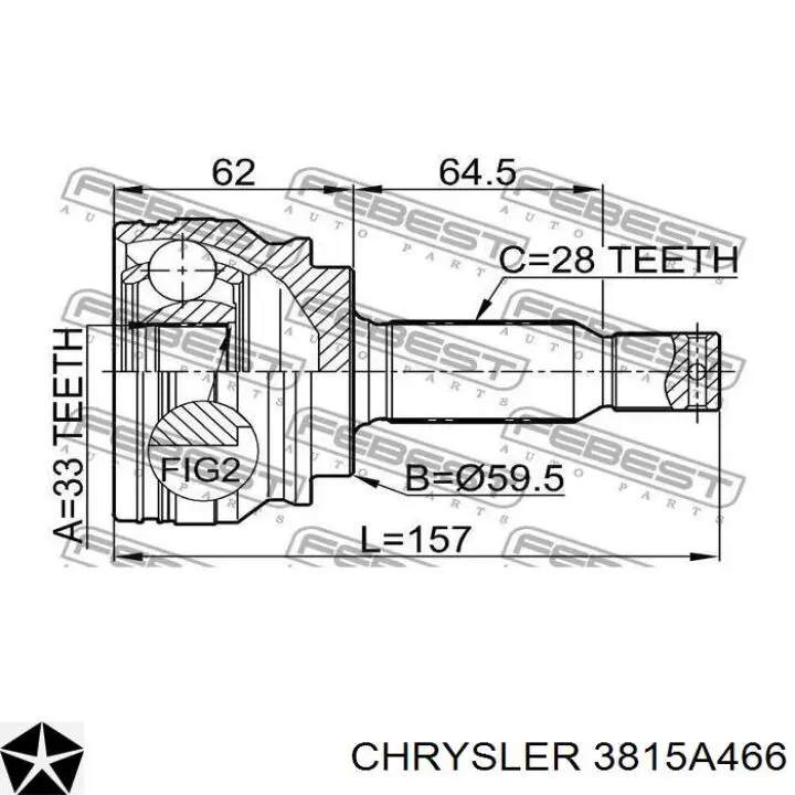  3815A466 Mitsubishi