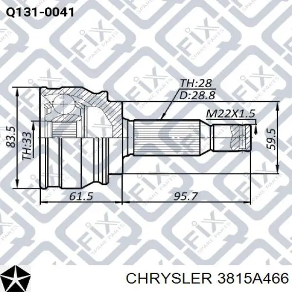  Mitsubishi 3815A466 цена, от 46.56 USD