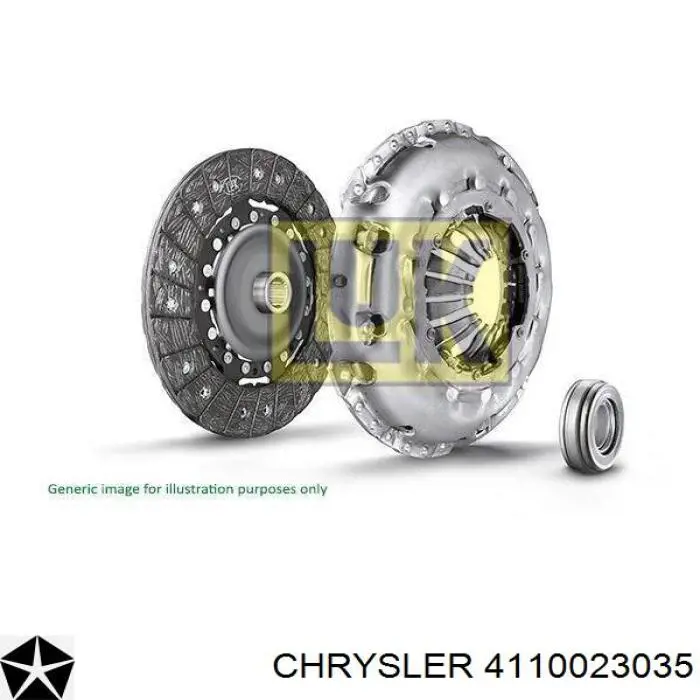 4110023035 Chrysler диск сцепления