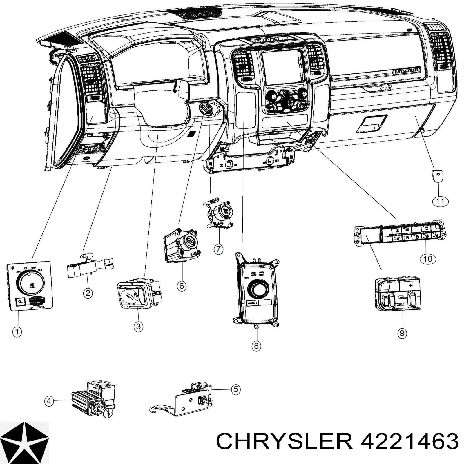 Купить 4221463 Chrysler ВУТ