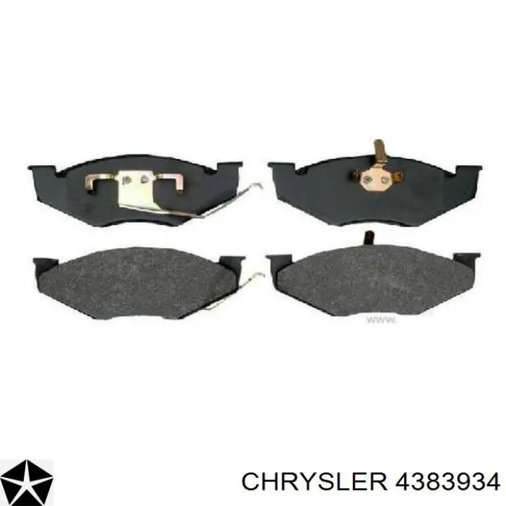Купить 4383934 Chrysler Колодки тормозные