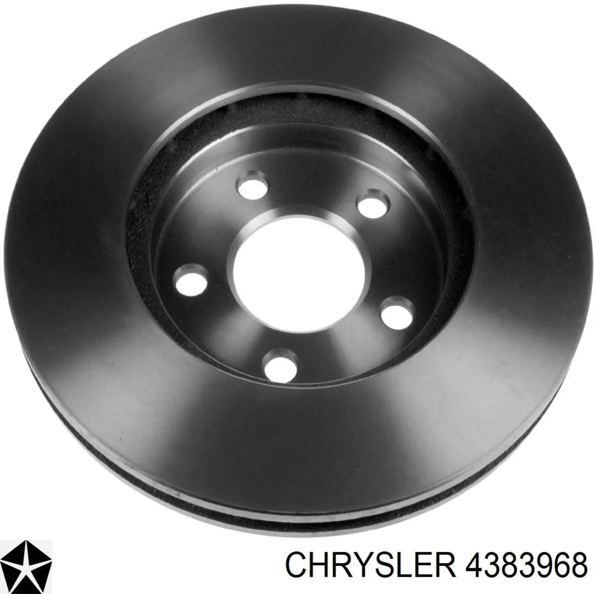 4383968 Chrysler диск тормозной передний
