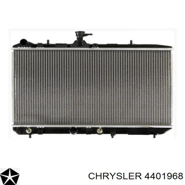 Радиатор охлаждения двигателя на Chrysler Lebaron LANDAU 