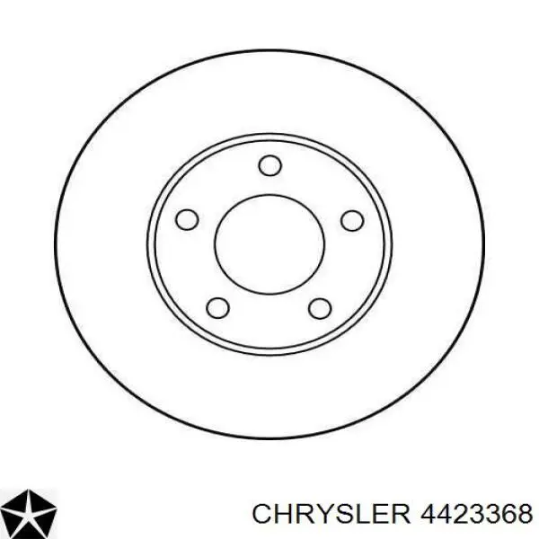 Купить 4423368 Chrysler Ротор тормозной