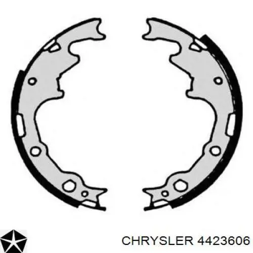 Купить 4423606 Chrysler Задние барабанные тормозные колодки