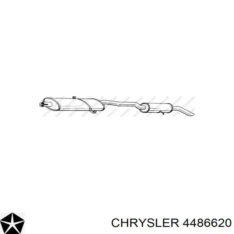 Выхлоп задний Chrysler 4486620 цена, от 99.25 USD