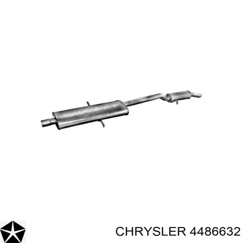 Купить 4486632 Chrysler Глушитель задний