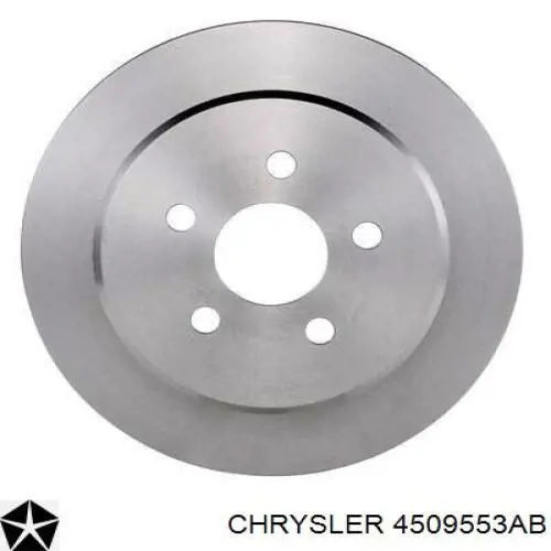 4509553AB Chrysler диск тормозной задний