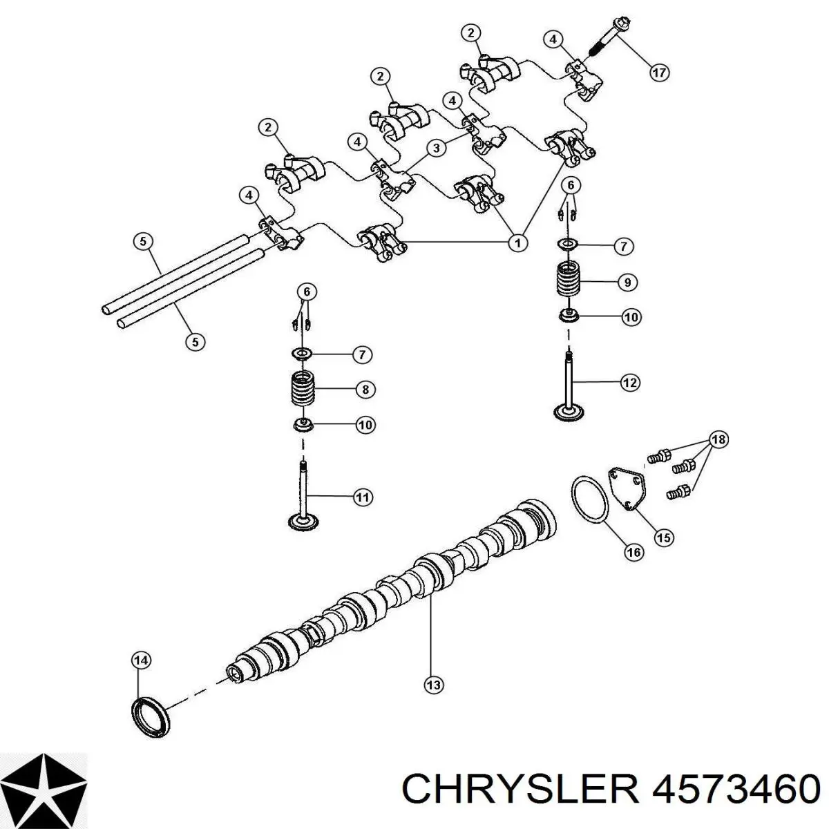 Гидрокомпенсатор 4573460 Chrysler