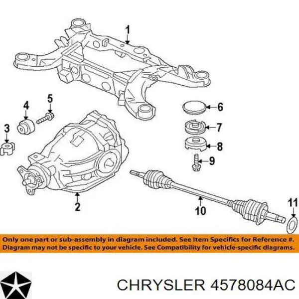 4578084AA Chrysler 