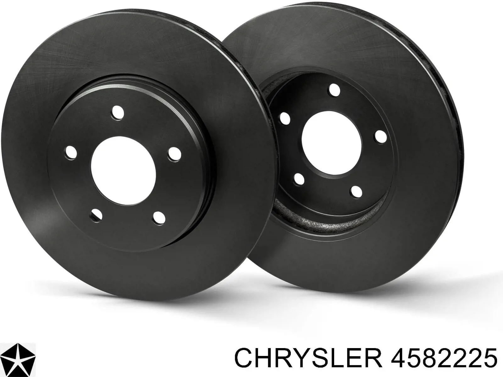 4582225 Chrysler диск тормозной задний