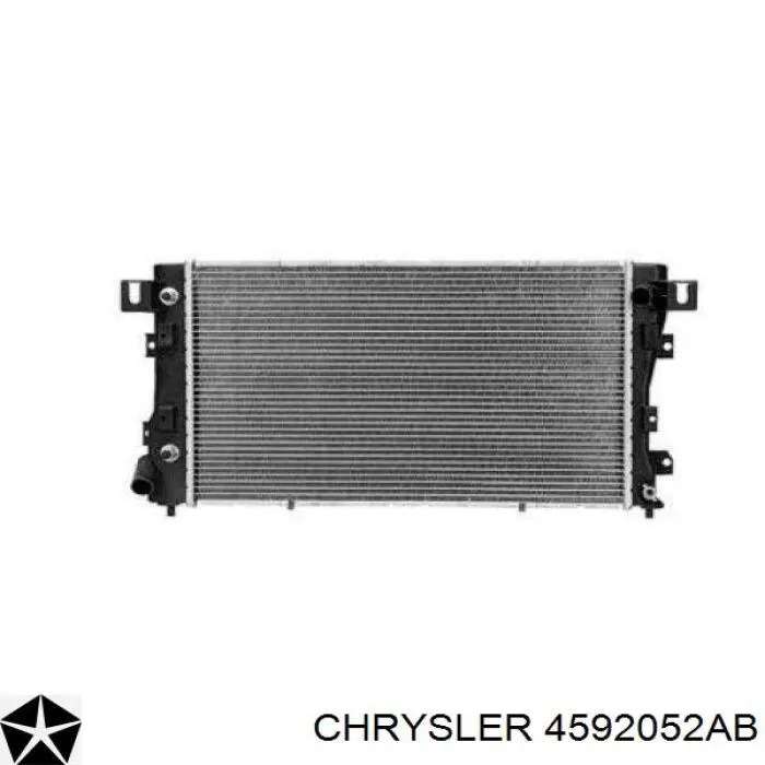4592052AB Chrysler радиатор