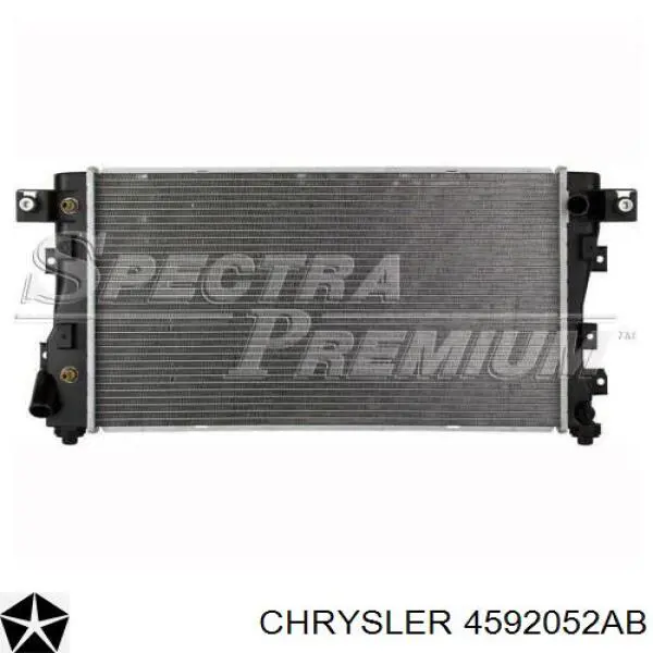 Радиатор охлаждения двигателя Chrysler 4592052AB цена, от 71.53 USD