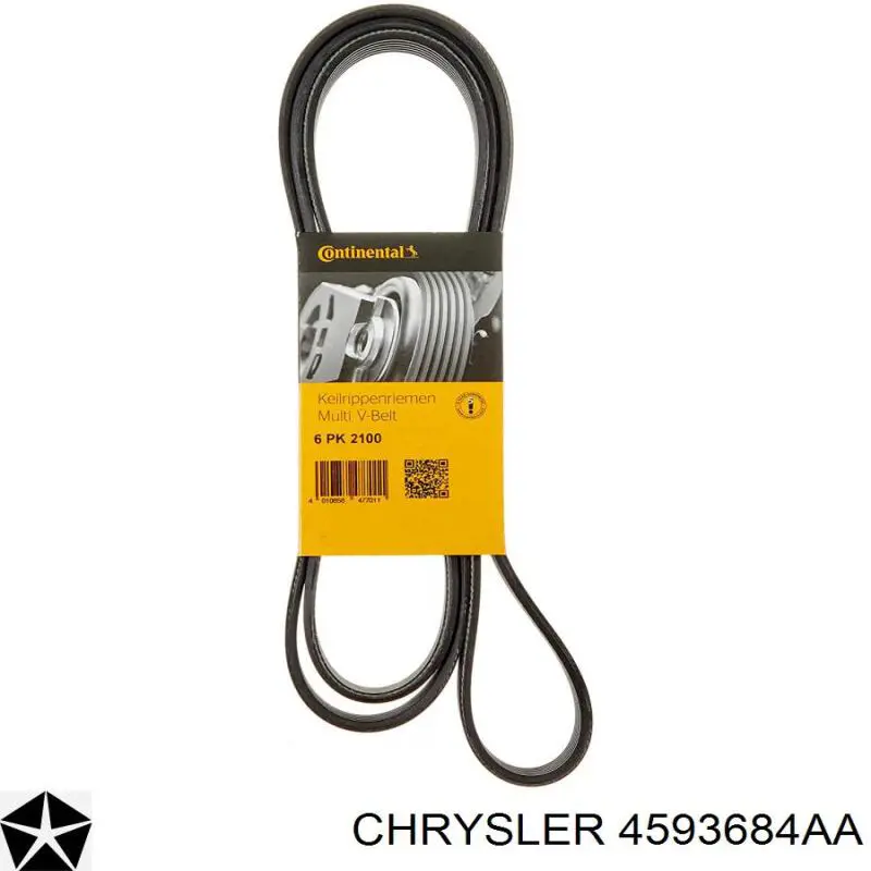 Ремень кондиционера Chrysler 4593684AA