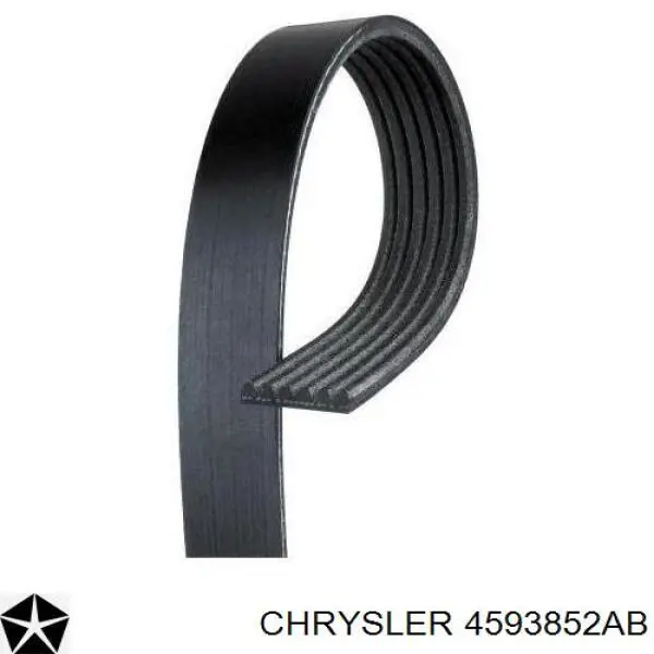4593852AB Chrysler Поликлиновый ремень