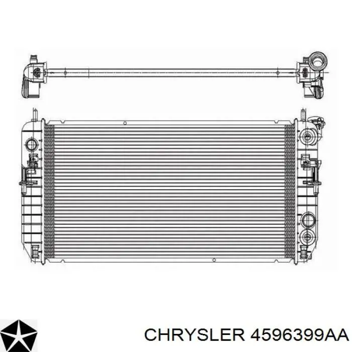 Радиатор 4741108 Chrysler