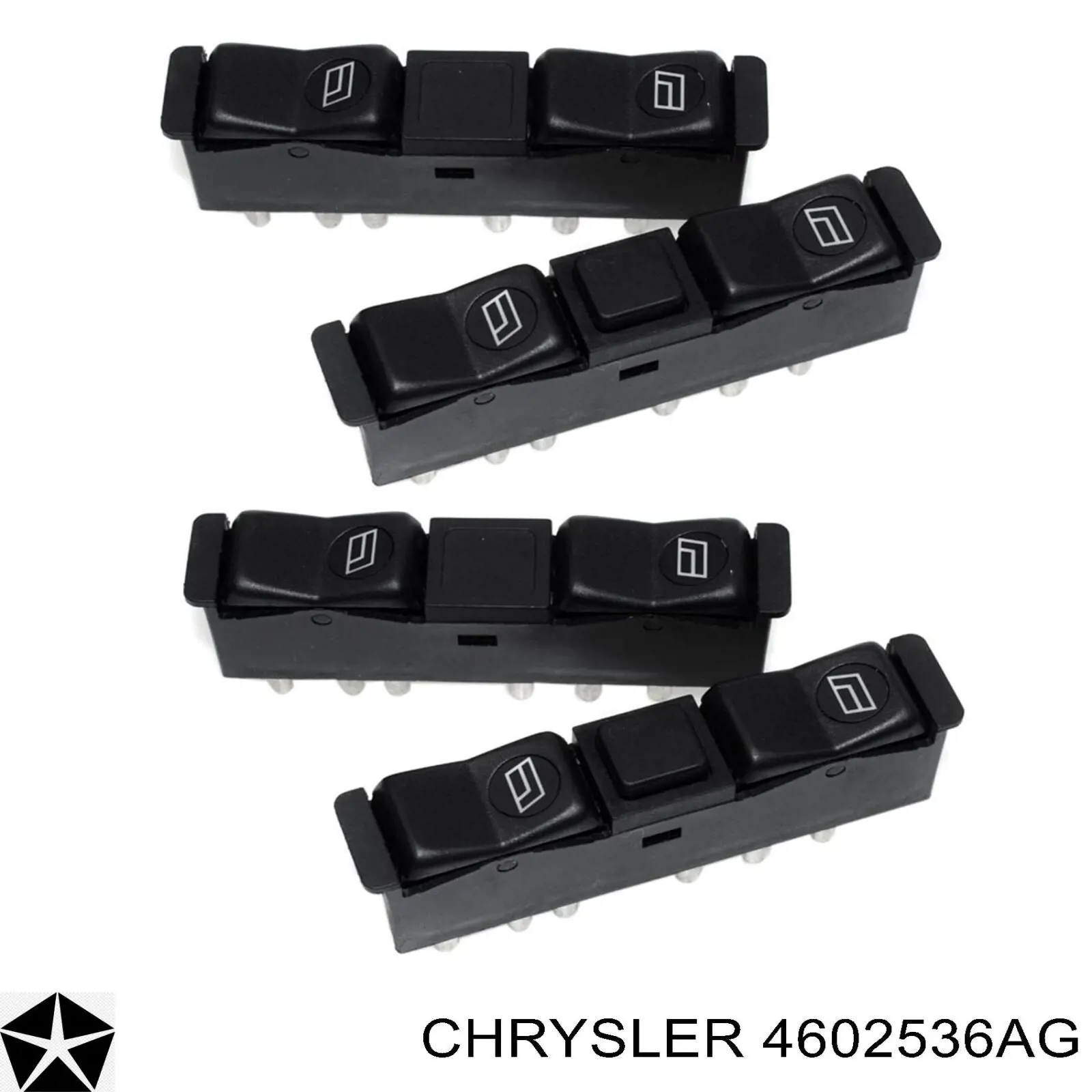 Кнопочный блок управления стеклоподъемником передний левый Chrysler 04602536AE цена, от 38.12 USD