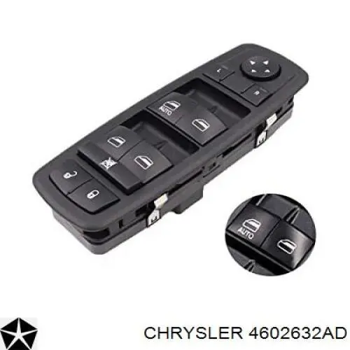 Кнопочный блок управления стеклоподъемником передний левый Chrysler 4602632AD цена, от 52.09 USD