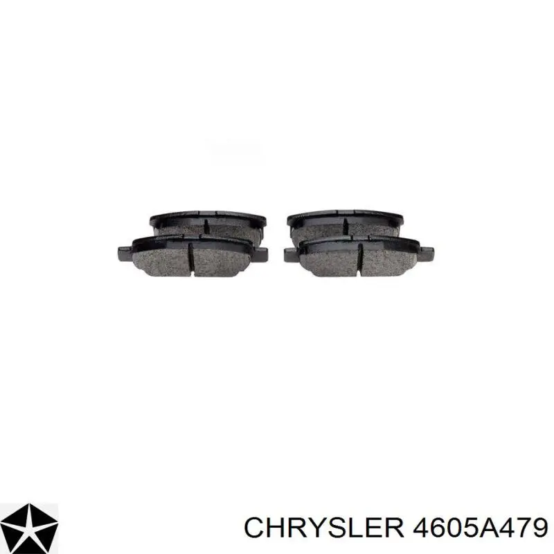 Купить 4605A479 Chrysler Колодки тормозные задние, дисковые