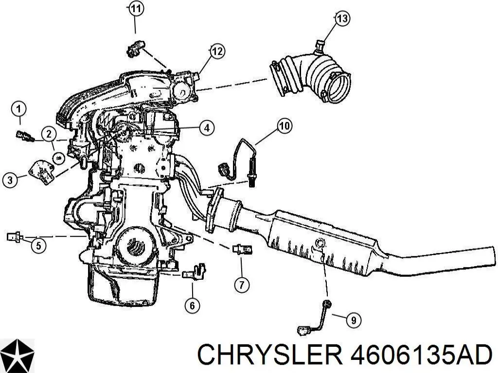 4606135AD Chrysler 