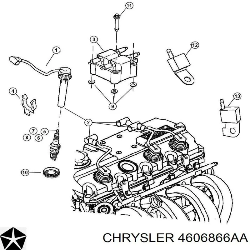 4606866AA Chrysler 