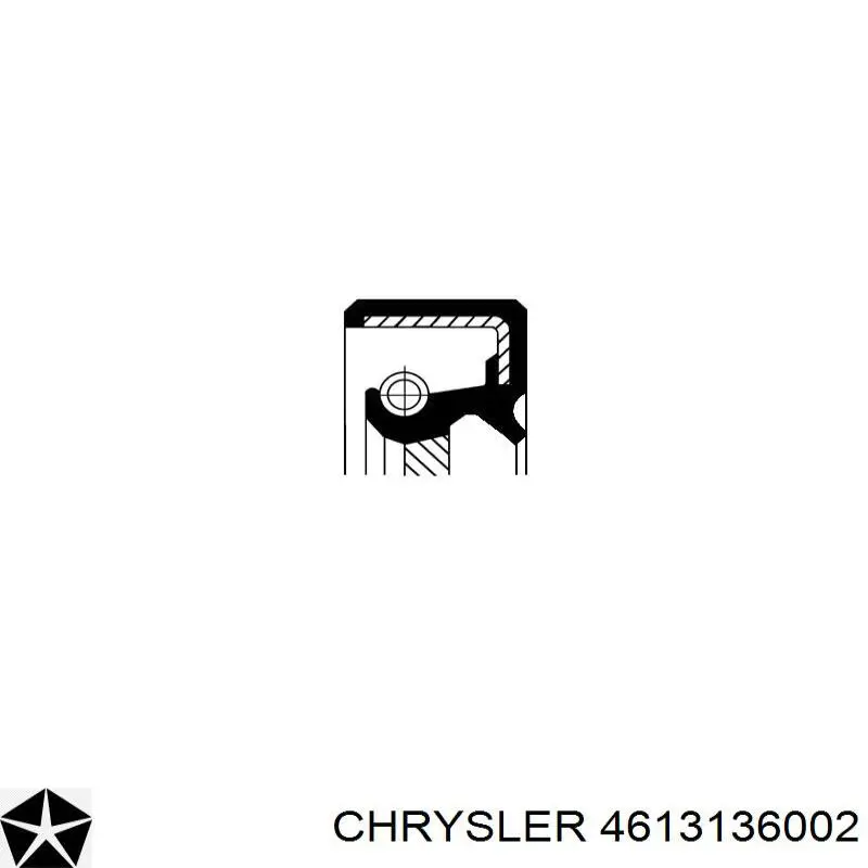 4613136002 Chrysler сальник масляного насоса акпп