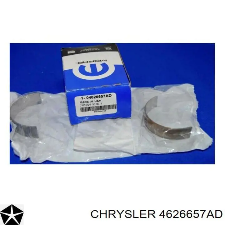 Шатунные вкладыши коленчатого вала Chrysler 04626657AD цена, от 65.91 USD
