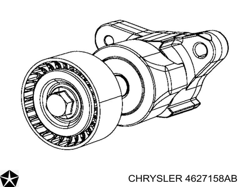 4627158AB Chrysler натяжитель приводного ремня