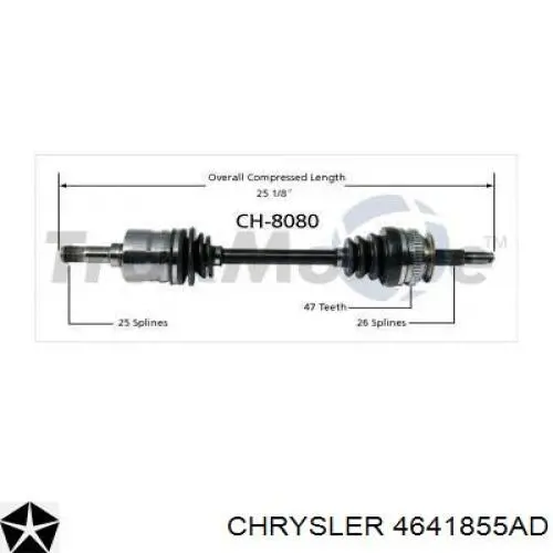  Chrysler 4641855AD цена, от 172.70 USD