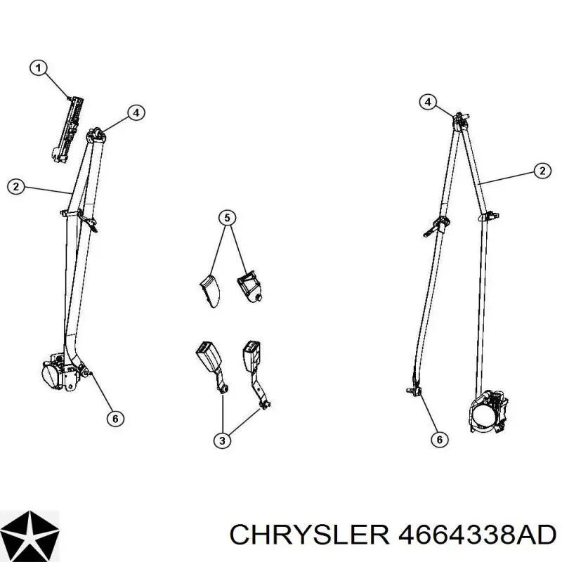  Chrysler 04664338AD цена, от 2.41 USD
