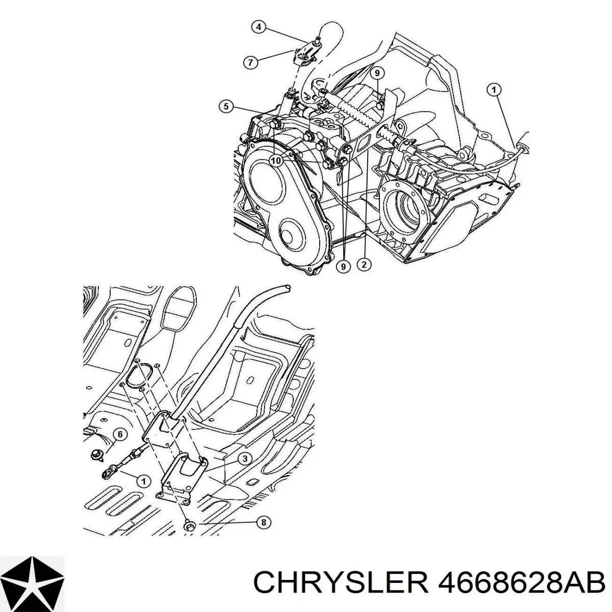  4668628AB Chrysler