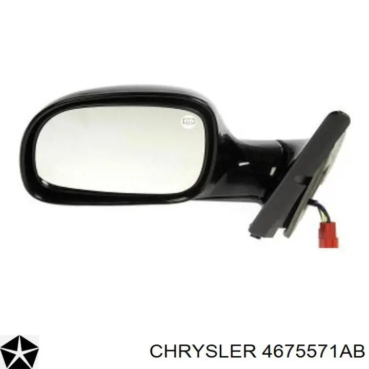 4675571AB Chrysler зеркало заднего вида левое