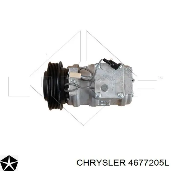 Компрессор кондиционера 4677205L Chrysler