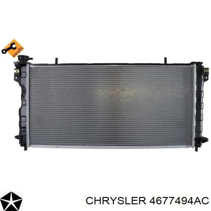 Радиатор охлаждения двигателя Chrysler 4677494AC цена, от 109.23 USD