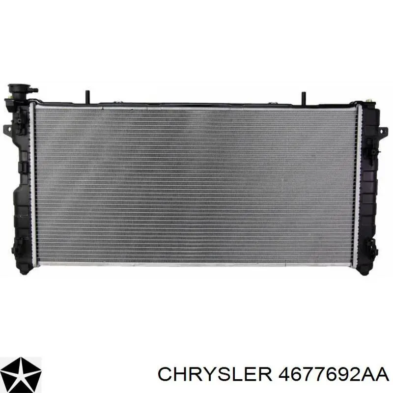 4677692AA Chrysler радиатор