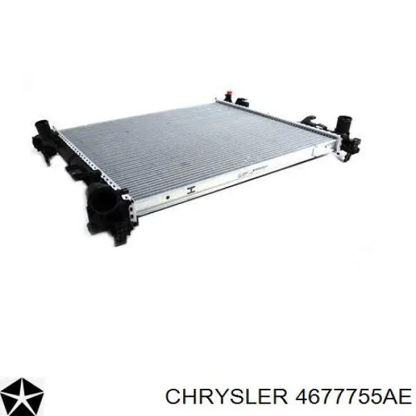 Радиатор охлаждения двигателя Chrysler 4677755AE цена, от 181.44 USD
