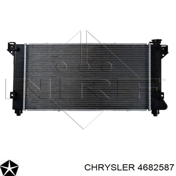 4682587 Chrysler радиатор