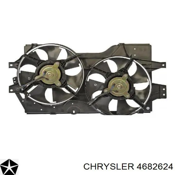 4682624 Chrysler Вентилятор радиатора