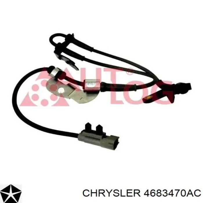 Датчик АБС (ABS) передний, правый Chrysler 4683470AC цена, от 18.33 USD