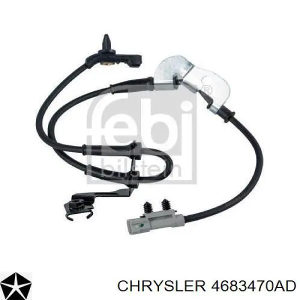 Датчик АБС (ABS) передний, правый Chrysler 4683470AD цена, от 16.81 USD