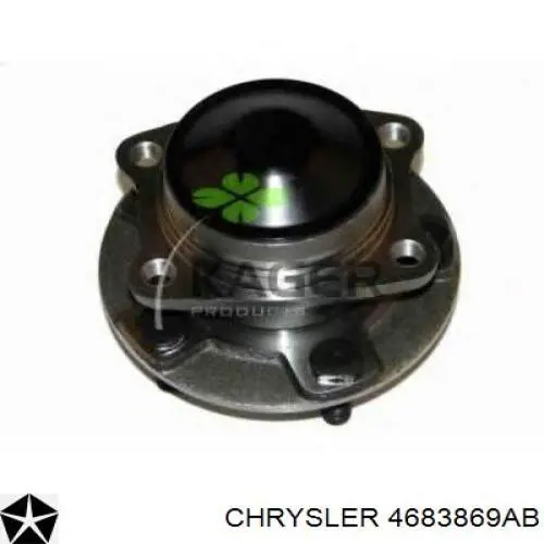 Купить 04683869AB Chrysler Задняя шпиндель