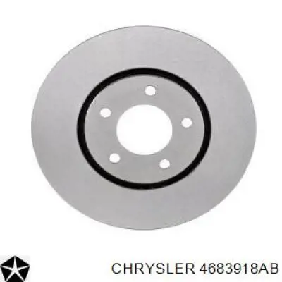 Передние тормозные диски 4683918AB Chrysler