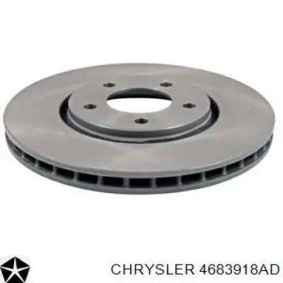4683918AD Chrysler диск тормозной передний