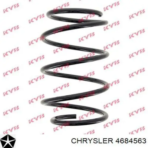 4684563 Chrysler Пружина передняя правая